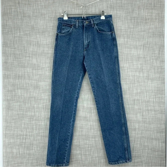 Vintage Wrangler Jeans men's size 33 x 34 made in usa 0124 - Picture 1 of 9